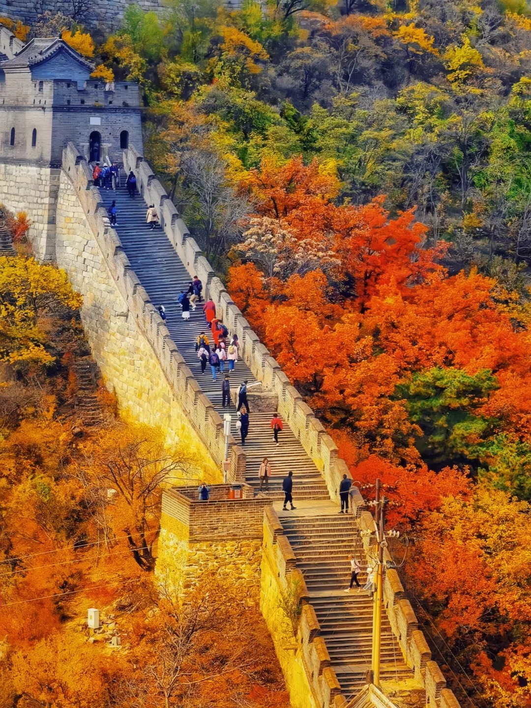 错过又要等一年｜慕田峪长城赏秋旅行攻略_1_笨笨带你去旅行_北京郊区-来自52tours 我爱旅游网